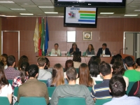 Agustina Gmez, Julieta Mrida, Enriqueta Moyano y Antonio Sarsa durante la presentacin