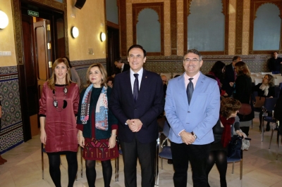 De izqda. a dcha., Mara Garca-Cano Torrico, Rosario Mrida Serrano, Jos Carlos Gmez Villamandos, Francisco J. Als