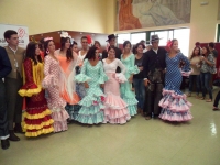 Desfile de moda flamenca en la Semana Cultural de Veterinaria