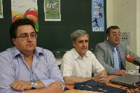 Manuel A. Amarao, Juan Jos Badiola y Antonio arenas en el V Curso de Seguridad Alimentaria y Sanidad Animal