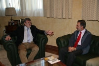 Visita del embajador de Espaa en Kiev