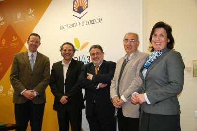 De izq. a dcha: Eulalio Fernndez Ramn Lpez, Jose Naranjo, Antonio Vallejo y Maria Angeles Jordano