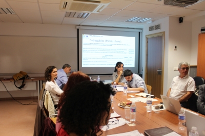Reunión de trabajo del grupo que trabaja en el proyecto europeo que coordina Pilar Dorado