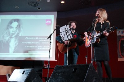 Christina Rosenvinge clausura el ciclo La Msica Contada con un concierto en el Rectorado