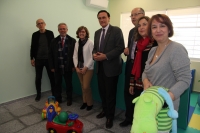 Autoridades asistentes a la inauguración de las nuevas dependencias del CAIT de la Universidad de Córdoba