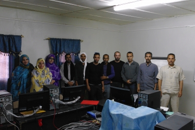 Participantes en uno de los cursos impartidos por el Grupo rupo de Cooperacin de las TICs 