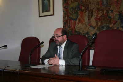 Manuel Torres , durante su intervencin