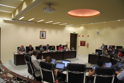Imagen de archivo de una sesin de Consejo de Gobierno