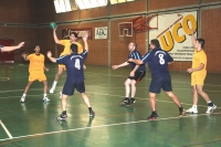 Un encuentro del equipo de balonmano de la UCO subcampeón de Andalucia 2012