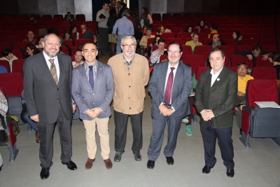 De izquierda a derecha, Manuel Torralbo, Alfonso Zamorano, Sixto Romero, Pedro Benzal y Agustn Carrillo.  