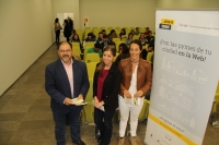 Librado Carrasco, Isabel Gracia y Maribel Rodríguez Zapatero en la presentación de 'Activa tu Ciudad'