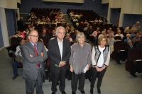 De izqda. a dcha., Juan Antonio Caballero, José María Velázquez Gaztelu, Luis Pérez Cardoso y Julia Muñoz Molina