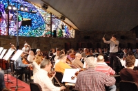 Un momento del concierto de la Orquesta de Córdoba en Rabanales