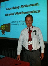 Jeremy Kilpatrick defiende el 'beneficio intelectual' de la enseanza de las matemticas