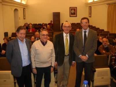 De izq a Dcha: Antonio Barragán, Antonio Garrido, Jose Manuel de Bernardo y Eulalio  Fernández