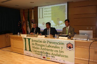 Comienzan en Rabanales las II Jornadas de Prevencin de Riesgos Laborales y Medio Ambiente de las Universidades Andaluzas.