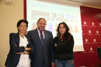 De izquierda a dcha., Carmen Tarradas, Manuel Torralbo y Mara Jos Romero