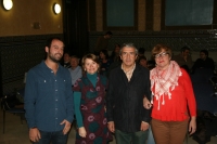 De izqda. a dcha., José Fabra, Alejandrina Urquízar, Melchor Guzmán y Esther Casado