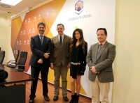 De izquierda a derecha, ngel Caadilla, Eulalio Fernndez, Maica Rivera y Juan de Dios Torralbo.