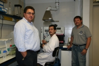 De izquierda a derecha, Manuel ngel Amaro, Jos Antonio Lao y Rafael Moreno