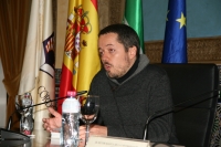 Jorge Yeregui, en una imagen de archivo de la presentación del libro en Córdoba el pasado mes de febrero.