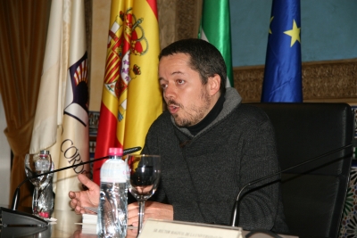Jorge Yeregui, en una imagen de archivo de la presentacin del libro en Crdoba el pasado mes de febrero.