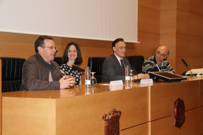 Un momento de la inauguracin de la asamblea de Asetrad en la Facultad de Filosofa y Letras de la UCO.