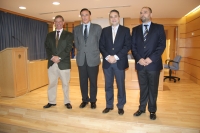 De izq. a dcha, Rafael Medina, Jos Carlos Gmez Villamando, Fernando Quero y Enrique Quesada
