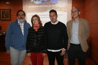 De izquierda a derecha, Gregorio Rodrguez, Rosario Mrida, Ignacio Gonzlez y Juan Antonio Moriana.