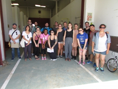 Foto de familia del grupo de estudiantes de la VCU que han visitado la  Universidad de Crdoba
