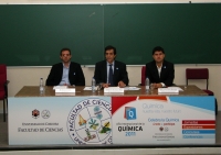 De izquierda a derecha, Rafael Luque, Manuel Blzquez y Javier Garca