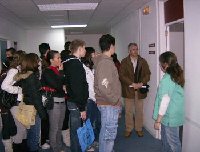 Alumnos de Secundaria visitan el Hospital Clinico Veterinario de la Universidad de Crdoba con ocasin de la Semana de la Ciencia