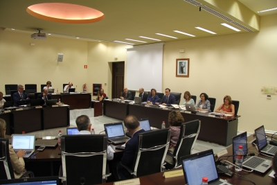 Imagen de la sesin de Consejo de Gobierno celebrada hoy