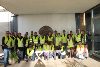 Alumnos del I Curso de Experto Universitario en Sistemas de Refrigeracin visitan las instalaciones frigorficas de cervezas Alhambra