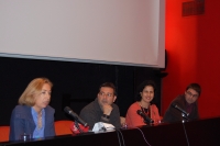 De izquierda a derecha, Carmen Blanco, Joaquín Dobladez, May Silva y Pablo García Casado