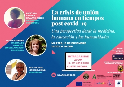 El Aula Ingenia organiza un encuentro virtual sobre la crisis de unión social en tiempos de pandemia 