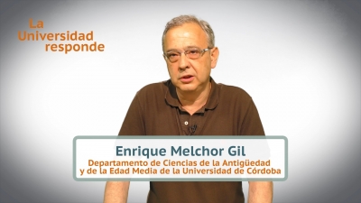 El investigador Enrique Melchor durante su aparición en 'La Universidad Responde' 