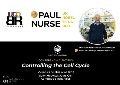 El Nobel de Medicina Paul Nurse visita la UCO para hablar sobre el ciclo celular