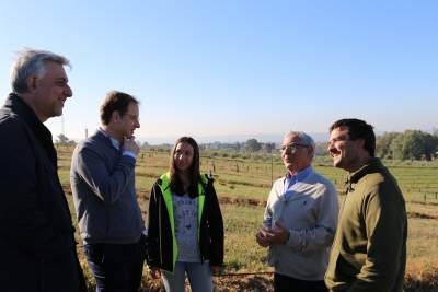 Researchers from the project Life Climagri in their case study placed in Finca Rabanales from University of Córdoba